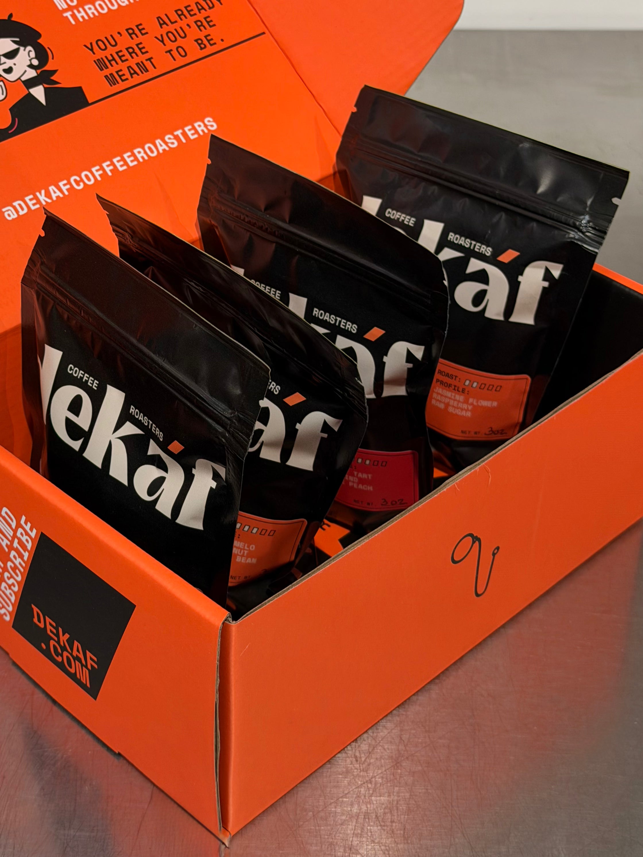 Dekáf Coffee Sampler - 4 Pack