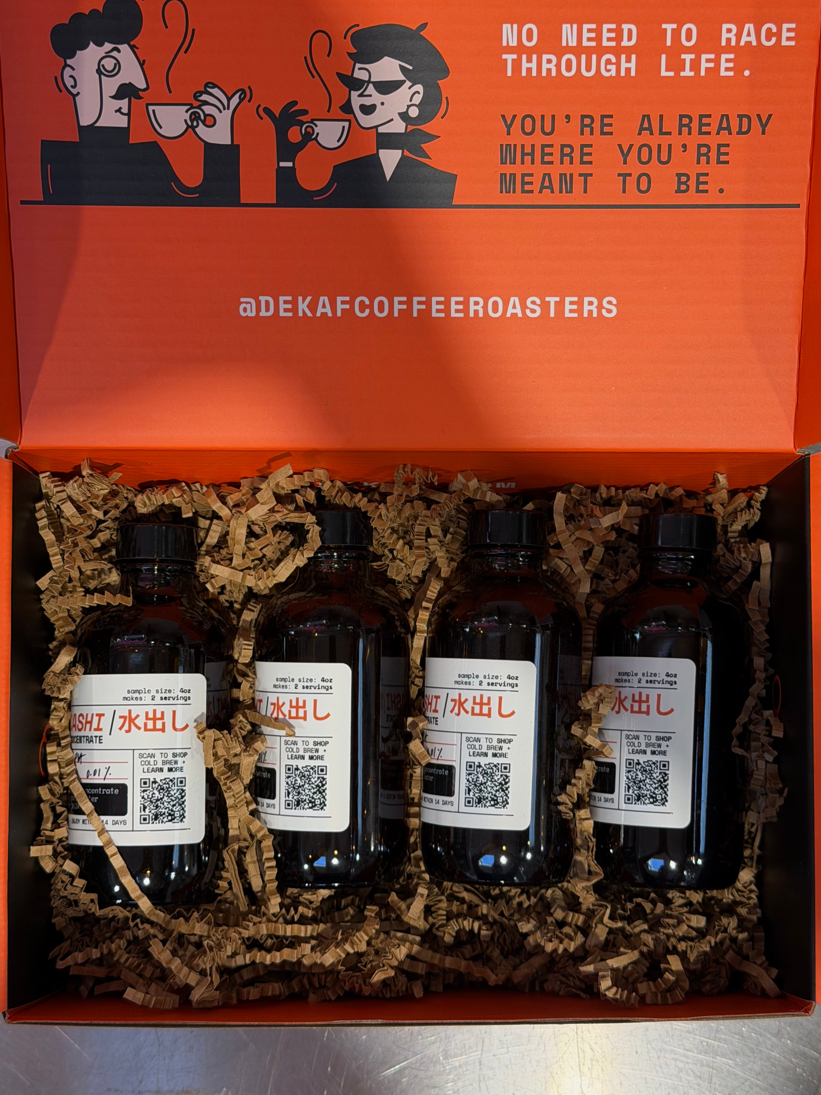 Dekáf Mizudashi Cold Brew Concentrates Sample Pack
