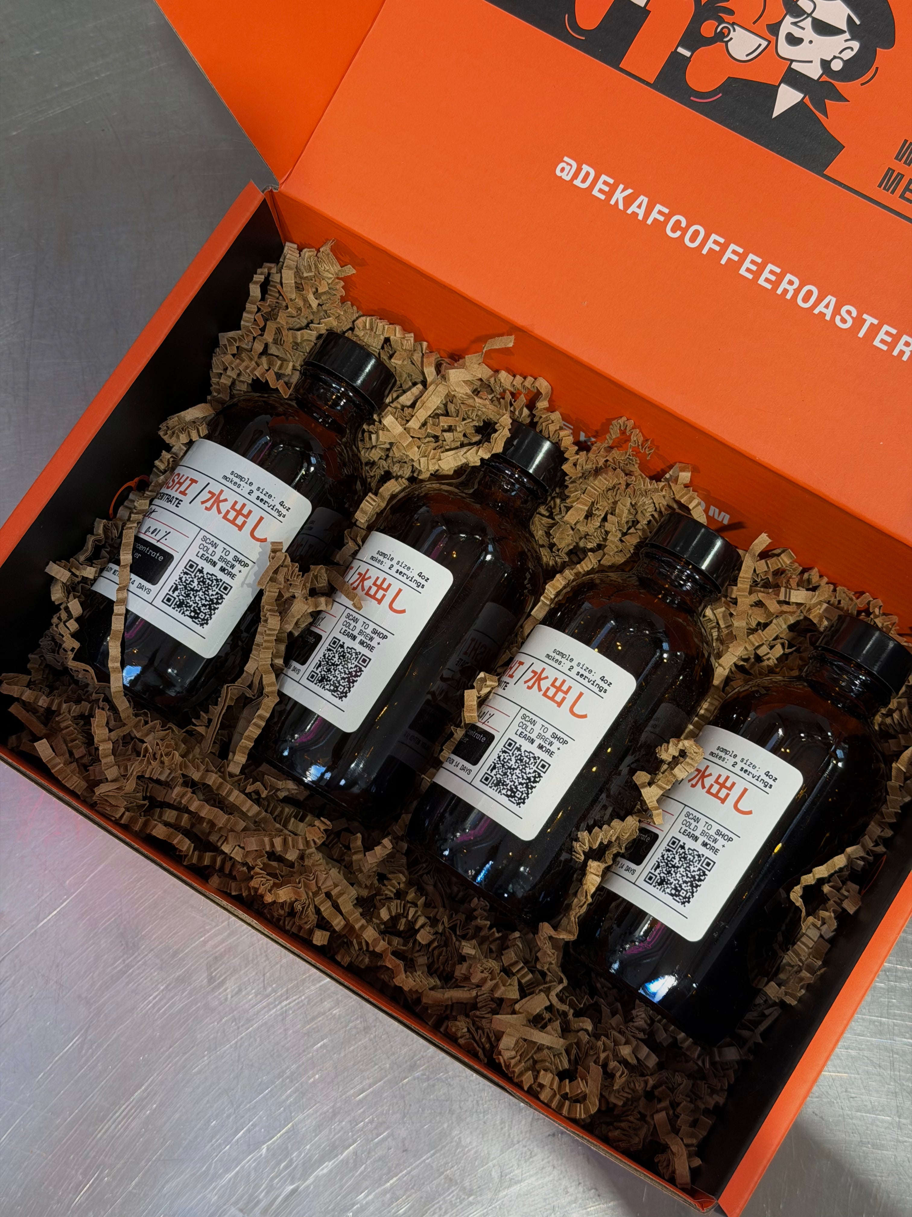 Dekáf Mizudashi Cold Brew Concentrates Sample Pack