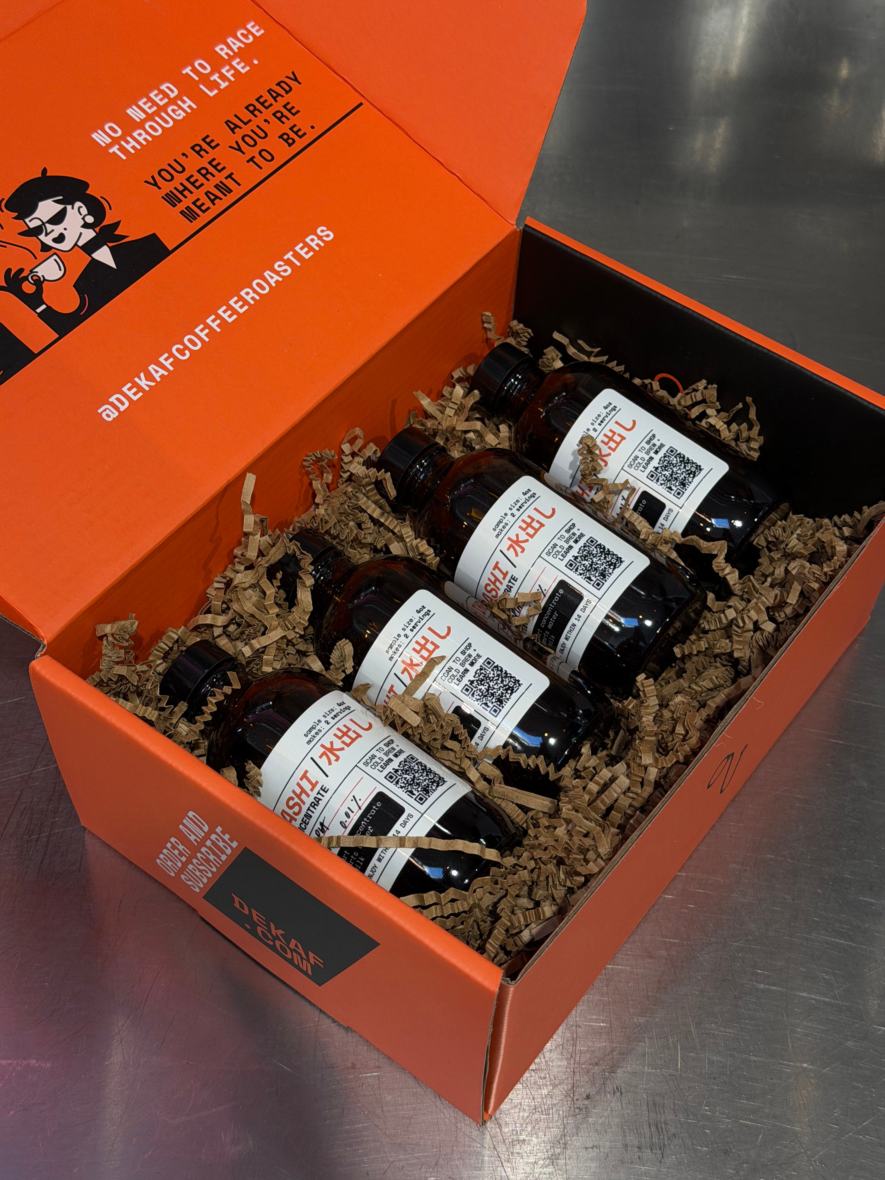 Dekáf Mizudashi Cold Brew Concentrates Sample Pack