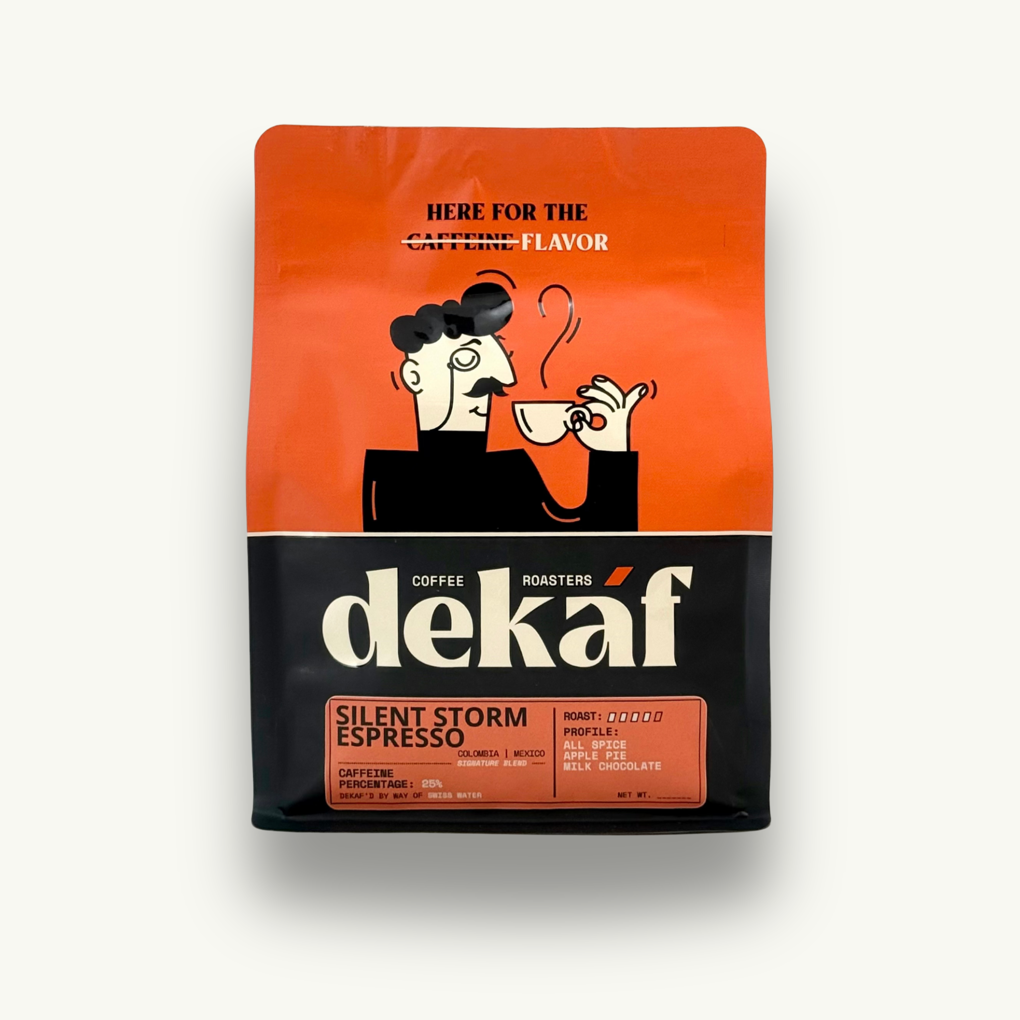 Silent Storm Low-Caffeine Espresso Blend - DEKÁF