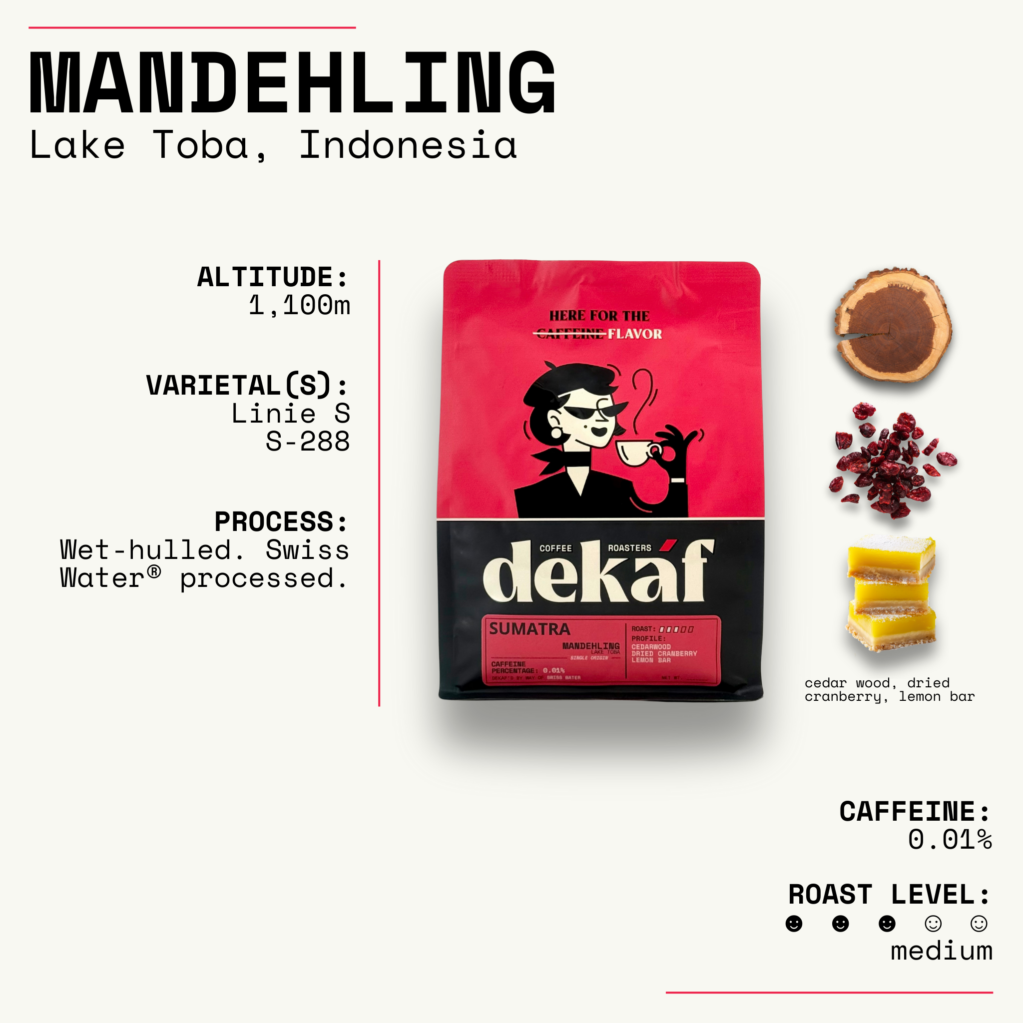 Sumatra Mandehling - DEKÁF