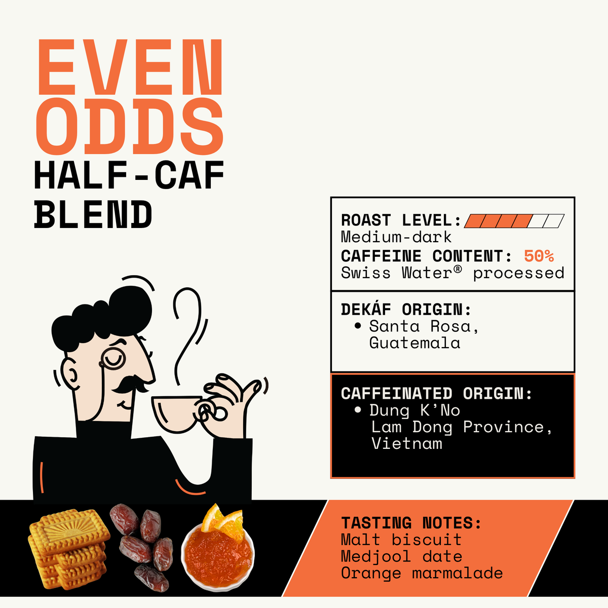 Even Odds Half-Caffeine Signature Blend