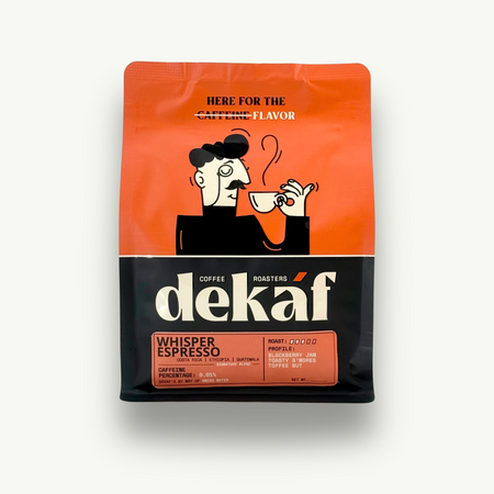 WHISPER ESPRESSO - Decaf Coffee Blend | FREE U.S. SHIPPING +$40